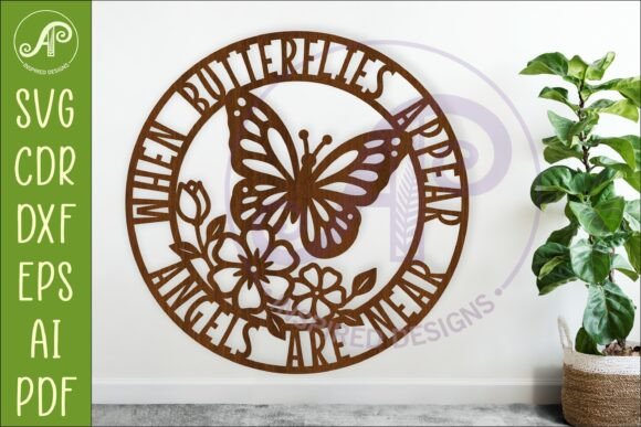 Download Butterfly Memorial Wall Sign SVG - Svg Collection