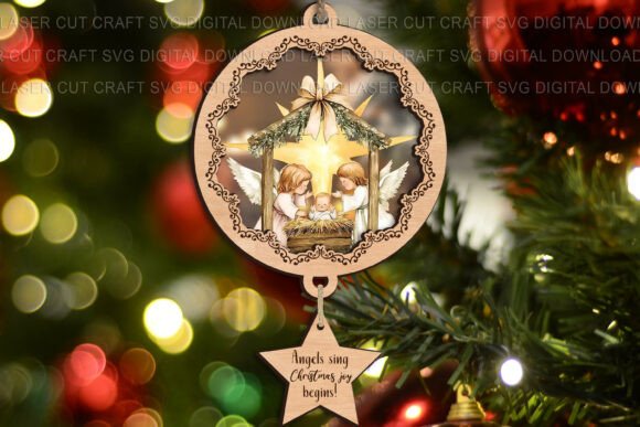 Download Nativity Christmas Frame Svg for Acrylic - Svg Collection