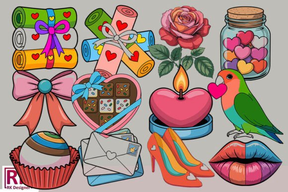 Download Watercolor Valentine's Day SVG Bundle - Svg Collection
