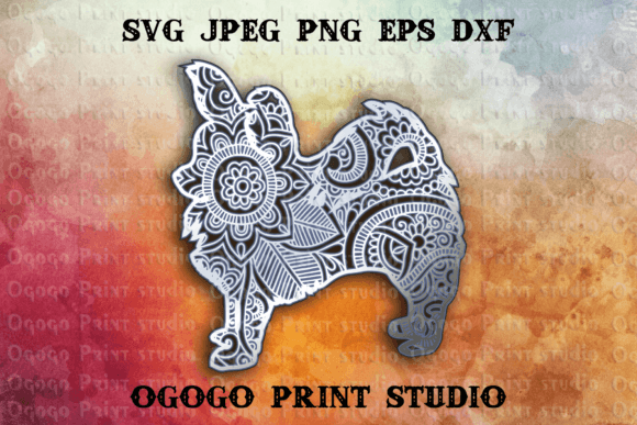 Download Long Haired Chihuahua - 3D Mandala SVG - Svg Collection
