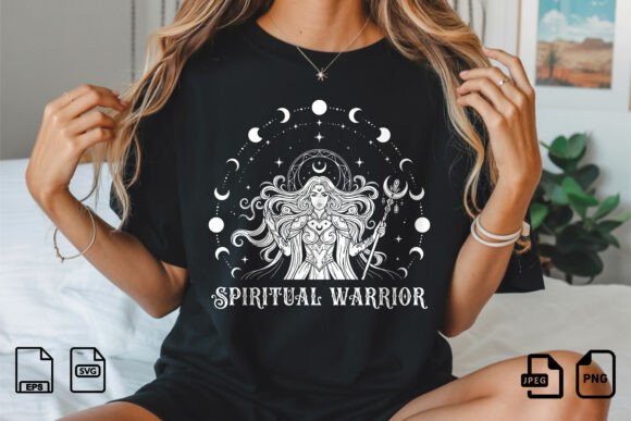 Download Spiritual Warrior Moon Goddess SVG - Svg Collection