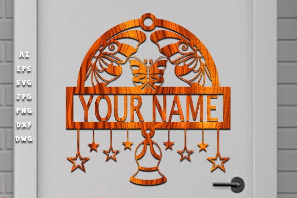 Download Butterfly Name Sign Svg Laser Cut - Svg Collection