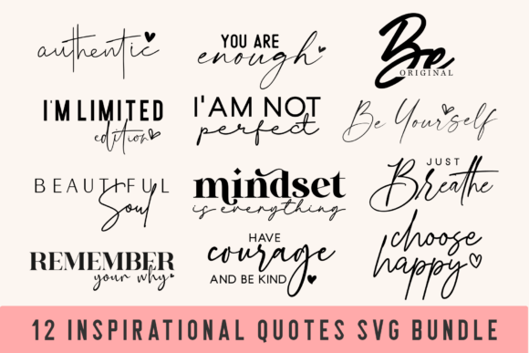 Download Boho Inspirational Quotes SVG BUNDLE - Premium Resources
