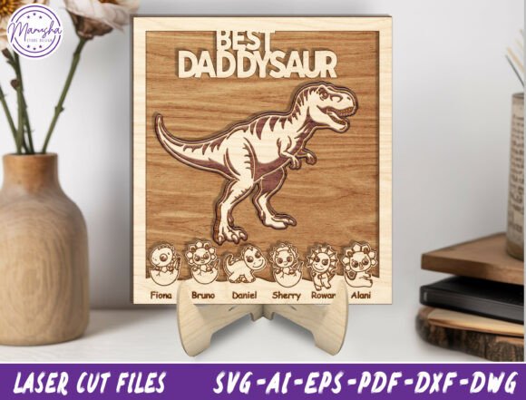 Download Personalized Dinosaur Dad Sign SVG - Svg Collection