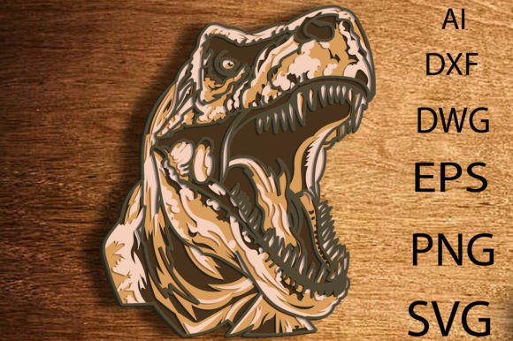 Download 3D T-Rex SVG DXF Files - 3D Mandala Svg - Svg Collection