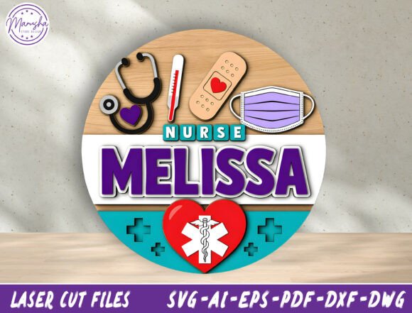 Download Personalized Nurse Door Sign SVG - Svg Collection