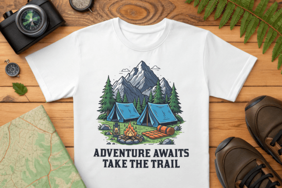 Download Adventure Awaits Mountain Camping SVG - Svg Collection