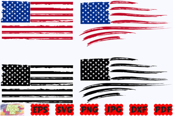 Download American Flag SVG | Distressed Flag SVG - Svg Collection