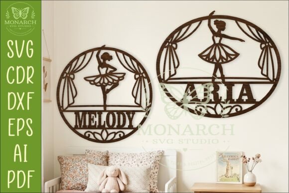 Download Ballerina Name Sign SVG | Personalized - Svg Collection