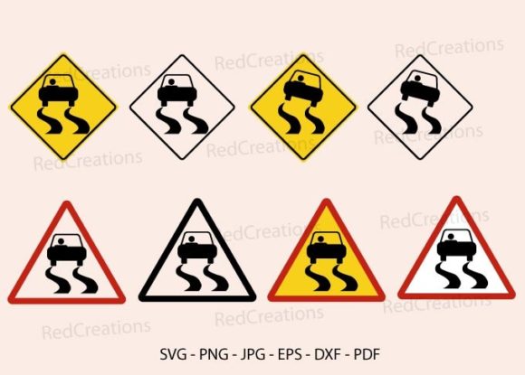 Download Slippery when Wet Road Svg, Funny Car - Svg Collection