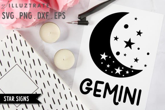 Download Gemini SVG Cut File | Star Sign Cutting - Svg Collection