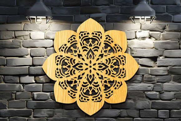 Download Mandala Wall Art Laser Cut SVG - Svg Collection