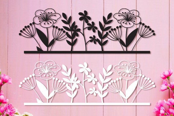 Download Wildflowers Laser Cut Wall Art Svg - Svg Collection