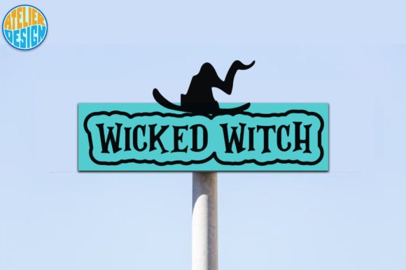 Download Wicked Witch Street Sign SVG - Svg Collection