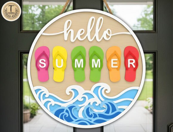 Download Beach Round Door Sign Cut File Svg - Svg Collection