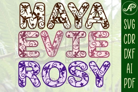 Download Fairy Alphabet Set SVG Bundle - Svg Collection